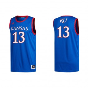 Charlie McCarthy Kansas Jayhawks adidas Swingman College Basketball Jersey Royal