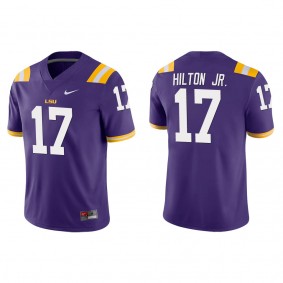 Chris Hilton Jr. LSU Tigers Nike Game College Football Jersey Purple