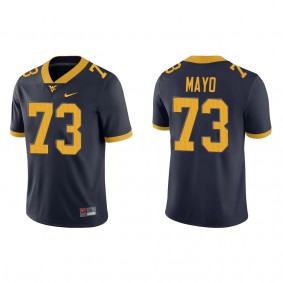 Chris Mayo West Virginia Mountaineers Nike Home Game Jersey Navy