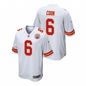 Bryan Cook Kansas City Chiefs 2022 NFL Draft White Game Jersey Men