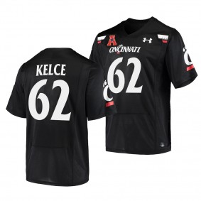 Cincinnati Bearcats Jason Kelce 62 Jersey Black College Football NFL Alumni Uniform