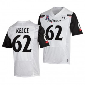 Cincinnati Bearcats Jason Kelce 62 Jersey White College Football NFL Alumni Uniform