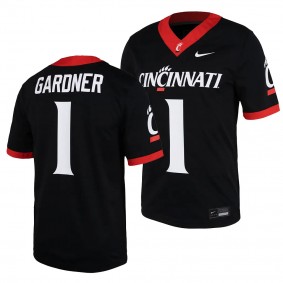 Sauce Gardner Cincinnati Bearcats Home Football Black Men Replica 1 Jersey