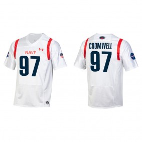 Clay Cromwell Youth Navy Midshipmen Under Armour 2022 Special Games Replica Jersey White