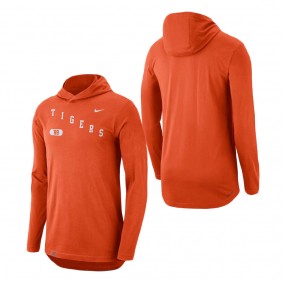 Clemson Tigers Nike Team Performance Long Sleeve Hoodie T-Shirt Orange