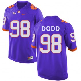 Clemson Tigers #98 Purple Football Kevin Dodd Jersey