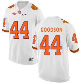 Clemson Tigers #44 White Football B.J. Goodson Jersey