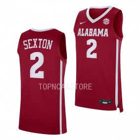 Collin Sexton Alabama Crimson Tide #2 Crimson College Basketball Jersey Replica