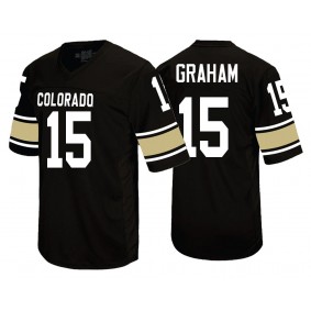 Colorado Buffaloes Football #15 Black College Chris Graham Jersey