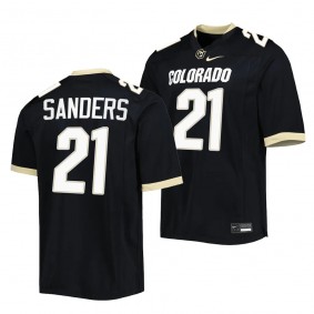 Shilo Sanders Colorado Buffaloes Untouchable Football #21 Jersey Men's Black Replica Uniform