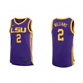 Corneilous Williams LSU Tigers Nike Replica Basketball Jersey Purple