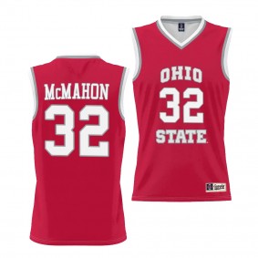 Cotie McMahon Ohio State Buckeyes #32 Scarlet Womens Basketball Jersey Unisex Lightweight