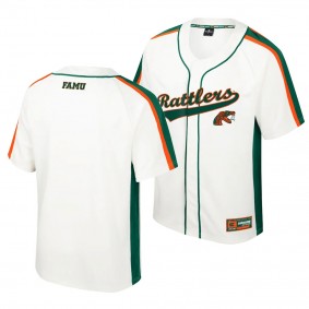 Florida A&M Rattlers Ruth Button-Up Cream Baseball Jersey Unisex