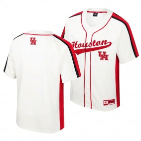 Houston Cougars Ruth Button-Up Cream Baseball Jersey Unisex