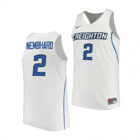 Creighton Bluejays Ryan Nembhard College Basketball Performance White Jersey