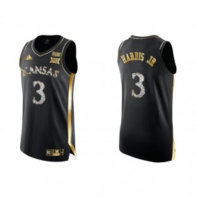 Dajuan Harris Jr. Kansas Jayhawks Diamond Edition College Basketball Jersey Black