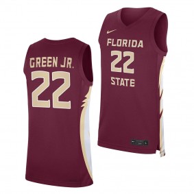 Florida State Seminoles Darin Green Jr. Road College Basketball uniform Maroon #22 Jersey 2023-24