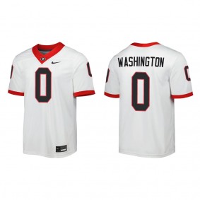 Darnell Washington Georgia Bulldogs Nike Away Game Jersey White