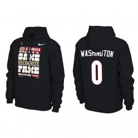 Darnell Washington Georgia Bulldogs Nike College Football Playoff 2022 National Champions Locker Room Pullover Hoodie Black