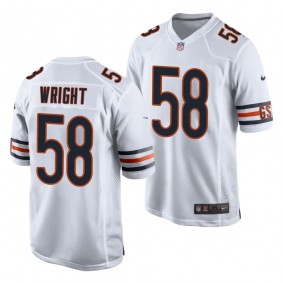 Chicago Bears Darnell Wright 2023 NFL Draft White Game Jersey Men