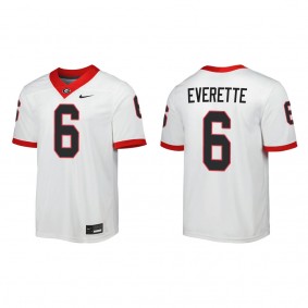 Daylen Everette Georgia Bulldogs Nike Away Game Jersey White