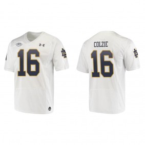 Deion Colzie Notre Dame Fighting Irish Replica College Football Jersey White