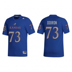 Deondre Doiron Kansas Jayhawks adidas NIL Replica Football Jersey Royal