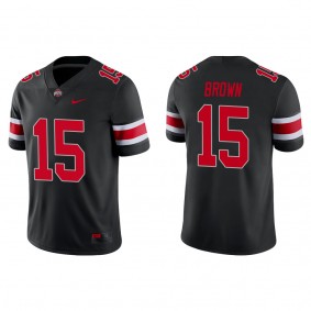 Devin Brown Ohio State Buckeyes Nike Alternate Game College Football Jersey Black