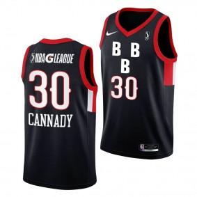 Birmingham Squadron Martin Luther King Jr. Devin Cannady #30 Black Specialty Jersey Men's