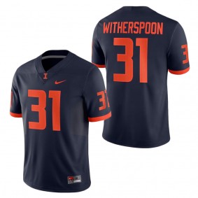 Devon Witherspoon Illinois Fighting Illini Replica Jersey Navy