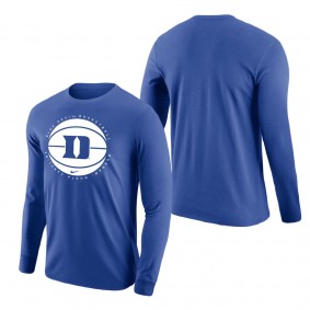 Duke Blue Devils Nike Basketball Long Sleeve T-Shirt Royal