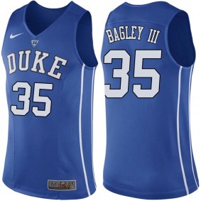 Marvin Bagley III #35 Blue College Basketball Duke Blue Devils Jersey