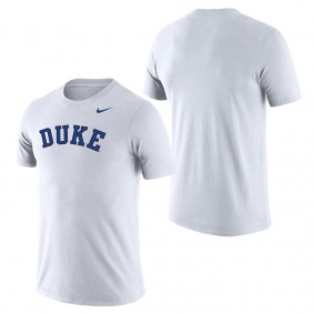 Duke Blue Devils School Logo Legend Performance T-Shirt White