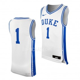 Duke Blue Devils Icon Replica Basketball Jersey Youth White