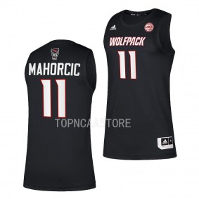 Dusan Mahorcic #11 NC State Wolfpack College Basketball Swingman Jersey 2022-23 Black