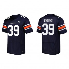 Dylan Brooks Auburn Tigers Wordmark Replica Football Jersey Navy