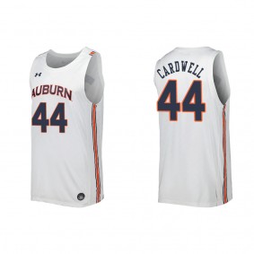 Dylan Cardwell Auburn Tigers Replica Basketball Jersey White