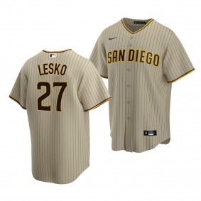 Dylan Lesko San Diego Padres 2022 MLB Draft Jersey Brown Alternate Replica