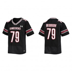 Dylan Wonnum Youth South Carolina Gamecocks Under Armour Replica Jersey Black