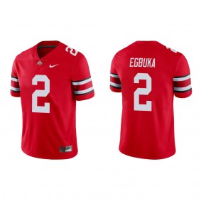 Emeka Egbuka Ohio State Buckeyes Nike Game College Football Jersey Red