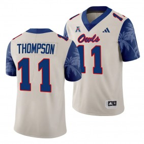 Casey Thompson FAU Owls Alternate Football Sand Men 11 Jersey 2023