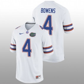 Florida Gators Chauncey Bowens #4 2024 4-star RB Jersey White College Football