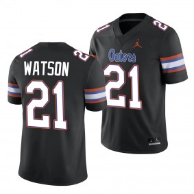 Desmond Watson Florida Gators Alternate Football Black Men 21 Jersey 2023-24