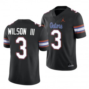 Eugene Wilson III Florida Gators Alternate Football Black Men 3 Jersey 2023-24