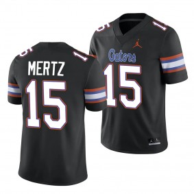 Graham Mertz Florida Gators Alternate Football Black Men 15 Jersey 2023-24