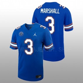 Florida Gators #3 Jason Marshall Ring Of Honor Men Royal Jersey Untouchable Football