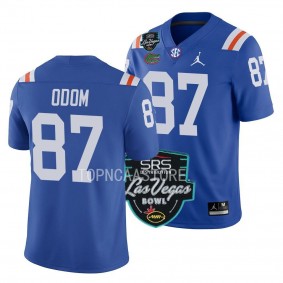 Jonathan Odom Florida Gators 2022 Las Vegas Bowl Blue College Football Jersey