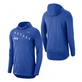 Florida Gators Nike Team Performance Long Sleeve Hoodie T-Shirt Royal