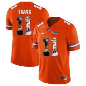 Florida Gators Football #11 Orange Player Portrait College Kyle Trask Jersey