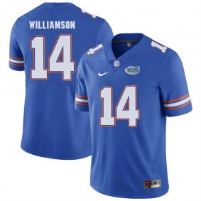 Florida Gators #14 Royal Blue College Football Chris Williamson Player Performance Jersey